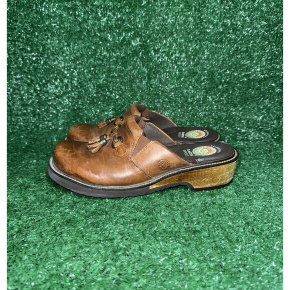 Earth Spirit Women Size 7 Pinewood II Gelron 2000 Slip On Brown‎ Leather Loafers - Picture 4 of 9